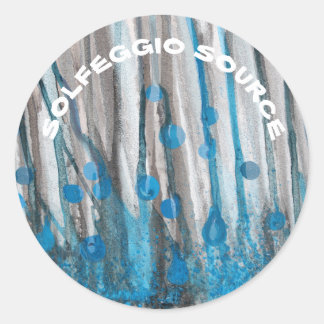 Rond Sticker Fréquences Créatives -Solfeggio Source