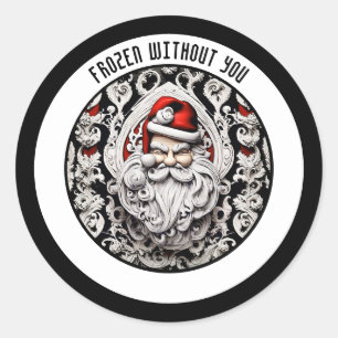 Rond sticker "Frozen Without You" WHIMSIGOTH VACANCES