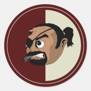 Rond Sticker "furtif" JSC