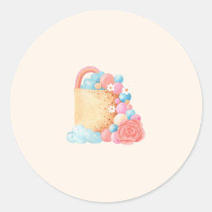 ROND STICKER GATEAU 