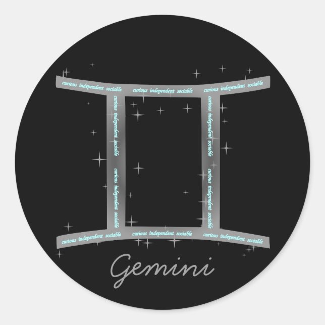 Rond Sticker Gemini (Devant)