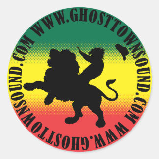 Rond Sticker Ghost Town Sound