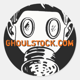 Rond Sticker Ghoulstock.com