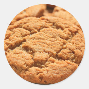 Rond Sticker Ginger Snap Cookies