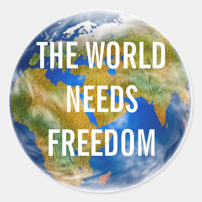 Rond Sticker Globe (Devant)