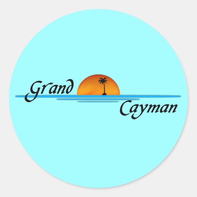 Rond Sticker Grand Cayman (Devant)