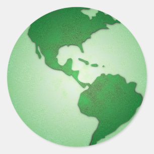 Rond Sticker Green Earth