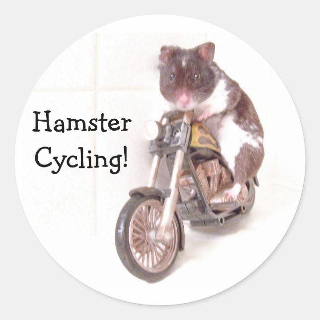 Rond Sticker HamsterCycling! (Devant)