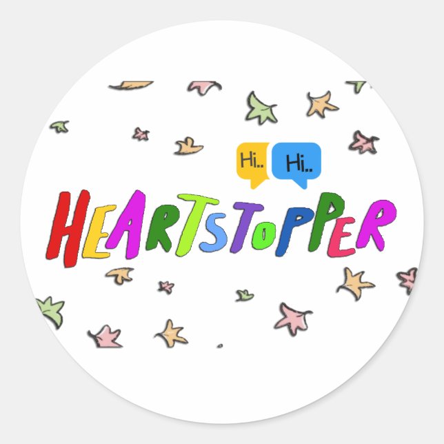 Rond Sticker Heartstopper (Devant)