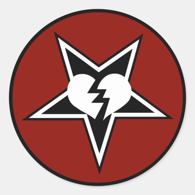 Rond Sticker HMG (6, rouge) (Devant)