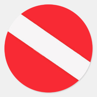Rond Sticker indicateur de plongée