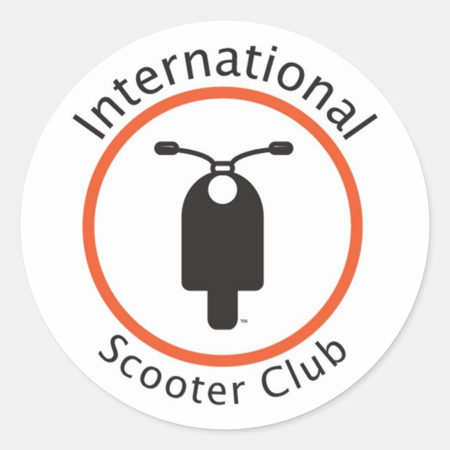 Rond Sticker International Scooter Club (Devant)