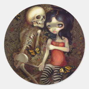 Rond Sticker "Je suis presque avec toi"