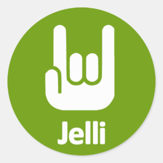 Rond Sticker Jelli - Mains Rocheuses