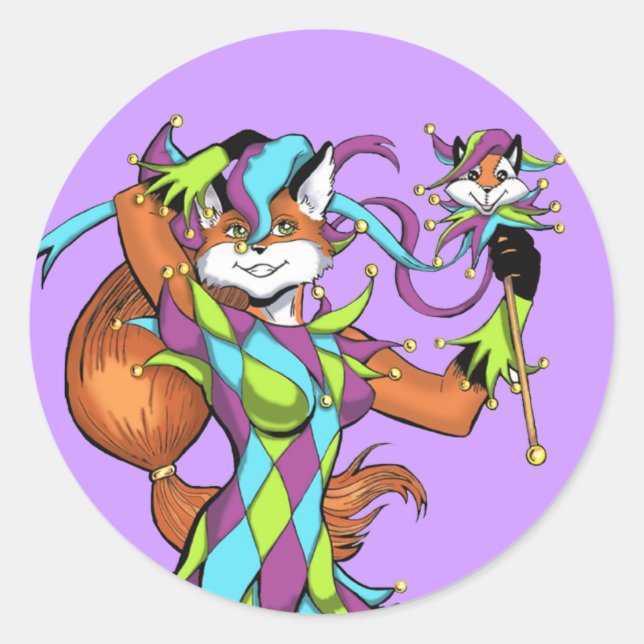 Rond Sticker Jester (Devant)