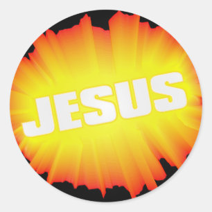 Rond Sticker JESUS