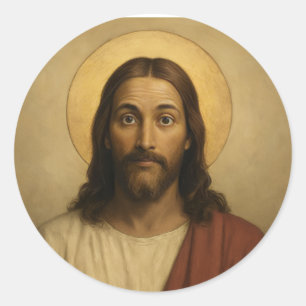 Rond sticker Jésus