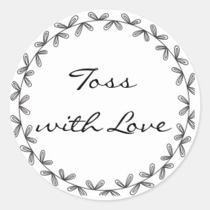 Rond Sticker Jeu avec Amour