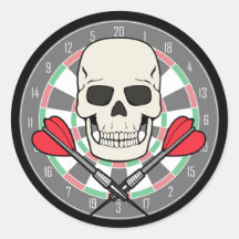 Sticker jolly roger Dartboard