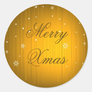 Rond Sticker Joyeux Noël