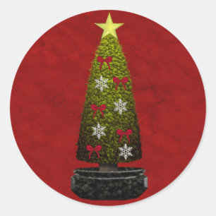 Rond Sticker Joyeux Noël