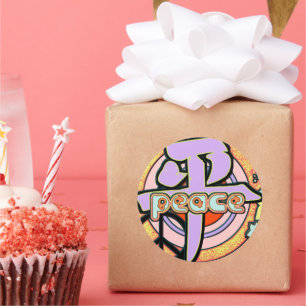 Rond Sticker Kanji pour la paix