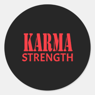 Rond Sticker Karma Strength