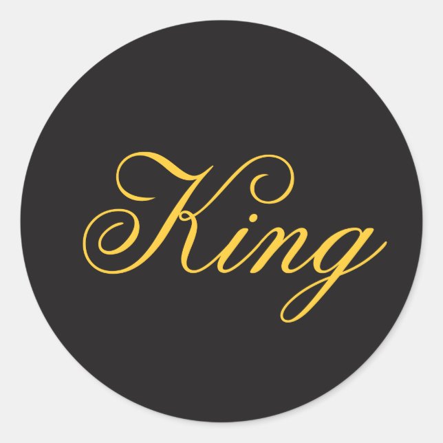Rond Sticker King (Devant)