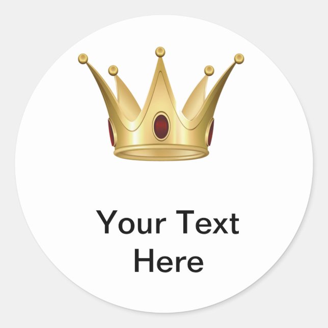 Rond Sticker King Crown (Devant)