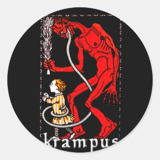 Rond Sticker Krampus