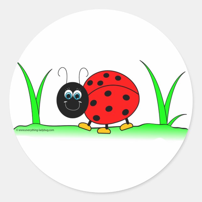 Rond Sticker Ladybug (Devant)