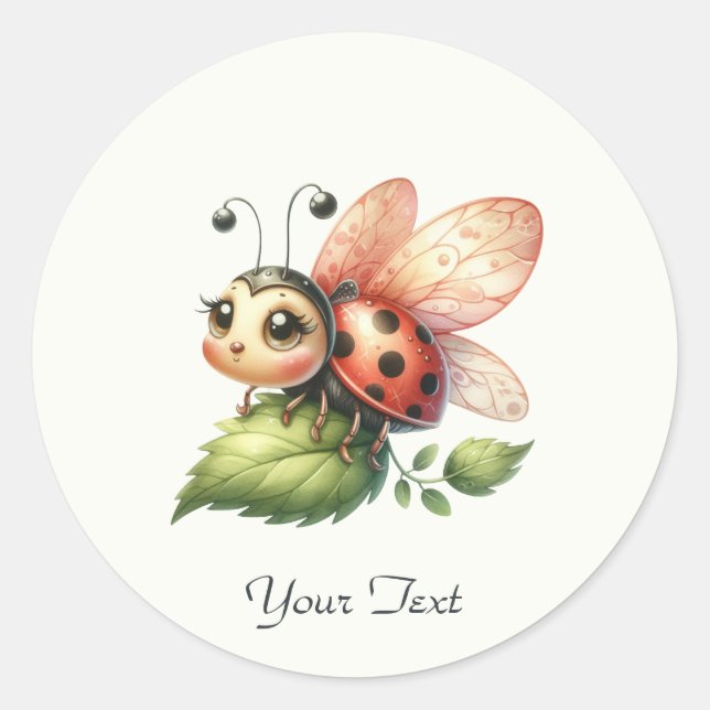 Rond Sticker Ladybug (Devant)