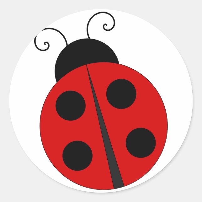 Rond Sticker Ladybug (Devant)