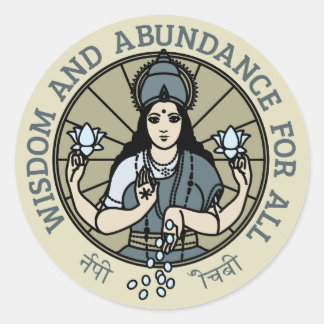 Rond Sticker Lakshmi #2