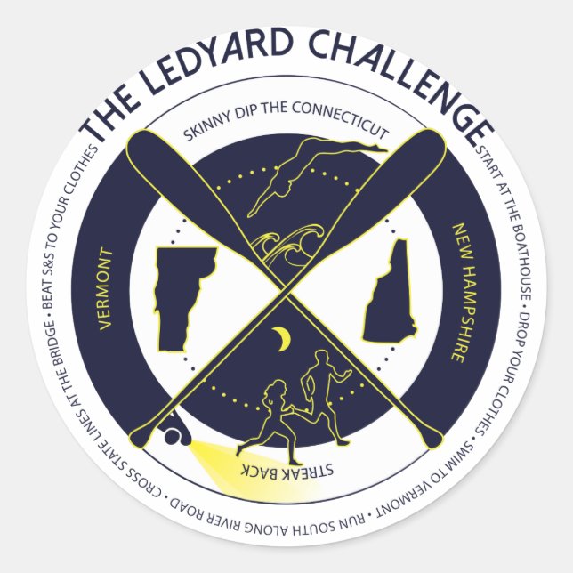 Rond Sticker Ledyard Challenge (Devant)