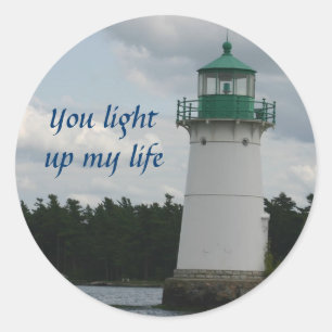 Rond Sticker Lighthouse Of Love