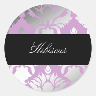 Rond Sticker Lilac Shimmer 311-Damask