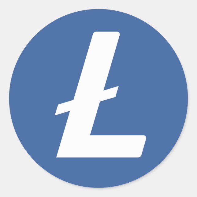 Rond Sticker Litecoin (Devant)
