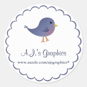 Rond Sticker Little Birdie