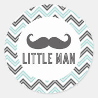 Sticker Little Man Mustache