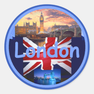 Rond Sticker LONDON