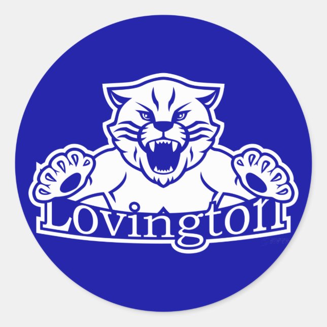 Rond Sticker Lovington Wildcats (Devant)