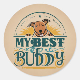 Rond Sticker Loyal Friend