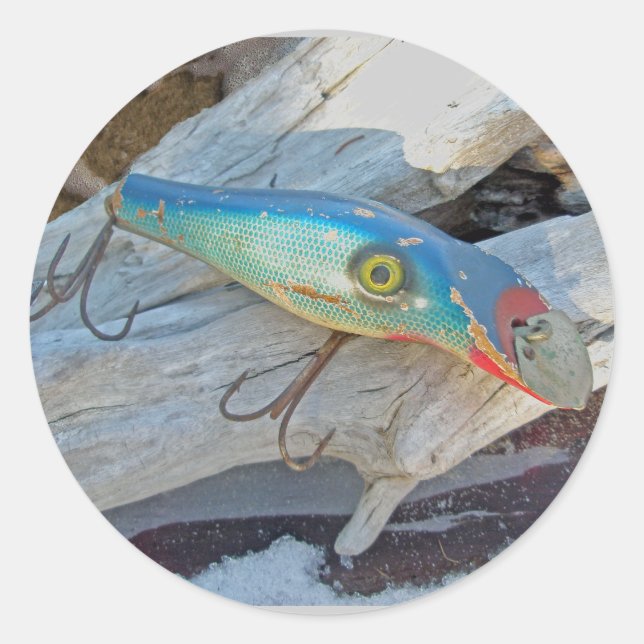 Rond Sticker Lure P & K Lippy Chicago IL 1940 (Devant)