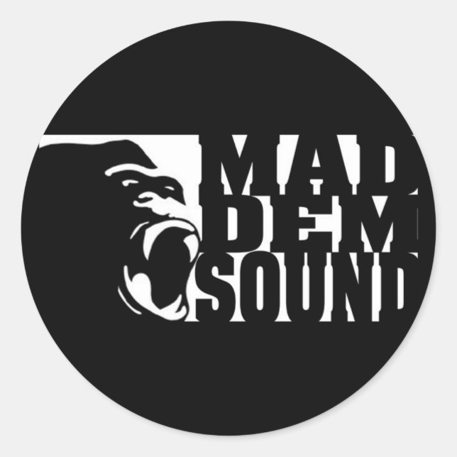 Rond Sticker Mad Dem Sound #2 (Devant)
