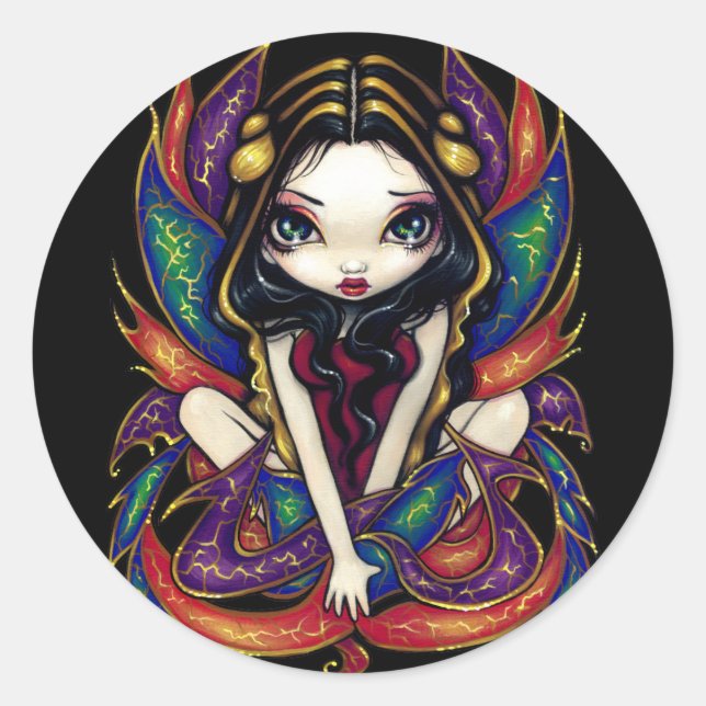 Rond Sticker "Magnificent Wings" (Devant)