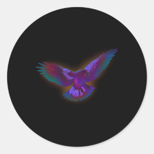 Rond Sticker Magpie