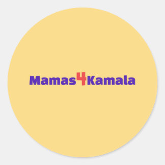 Rond Sticker Mamas4Kamala