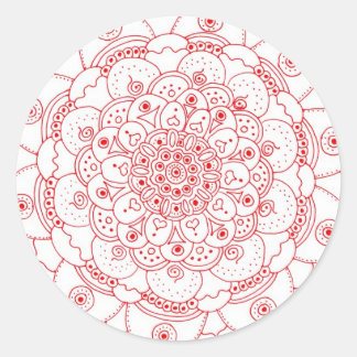 Rond Sticker Mandala 2