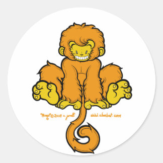 Rond Sticker Manic Mongo 1